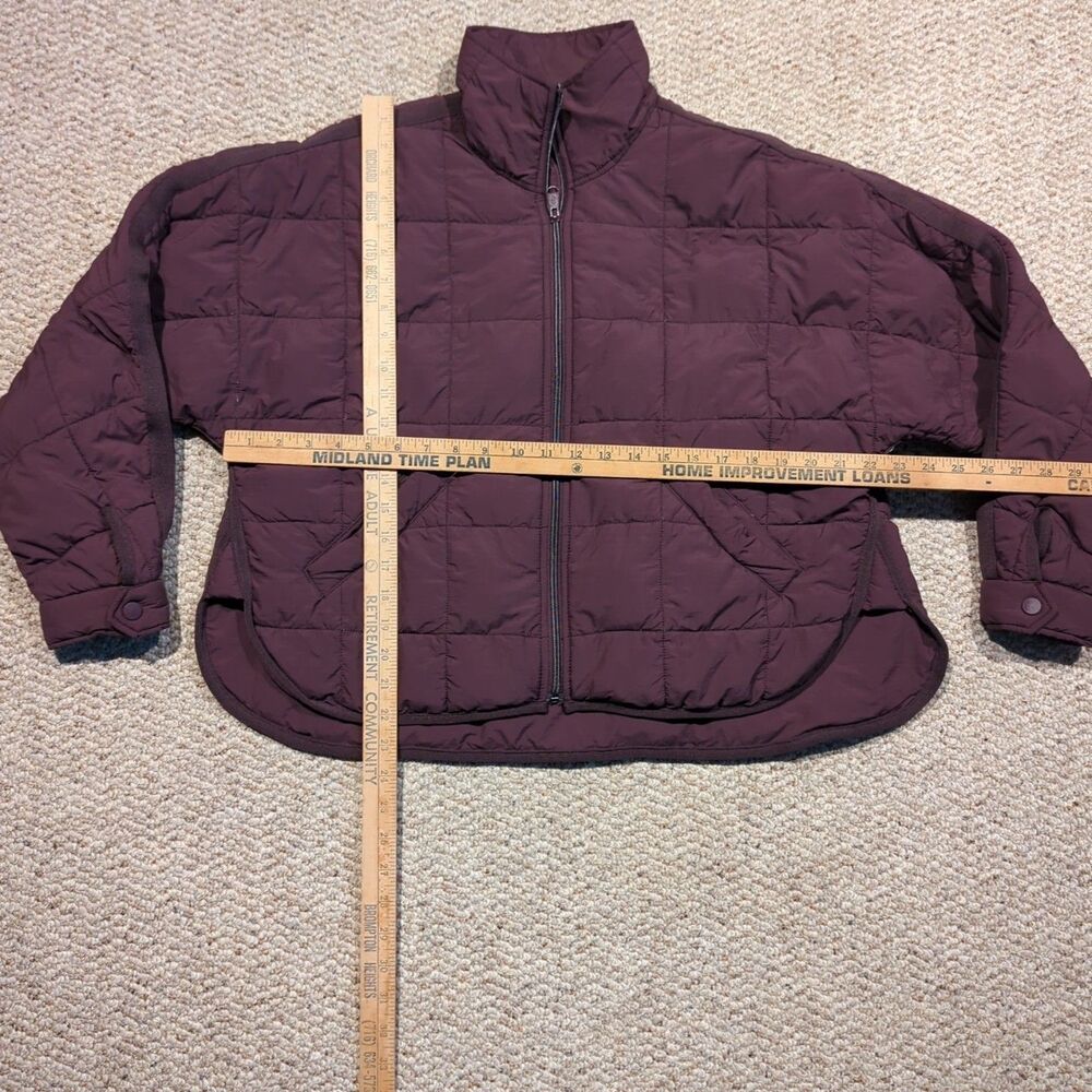 Free People FP Movement Pippa Packable Puffer Jacket XS eggplant - Picture 2 of 8